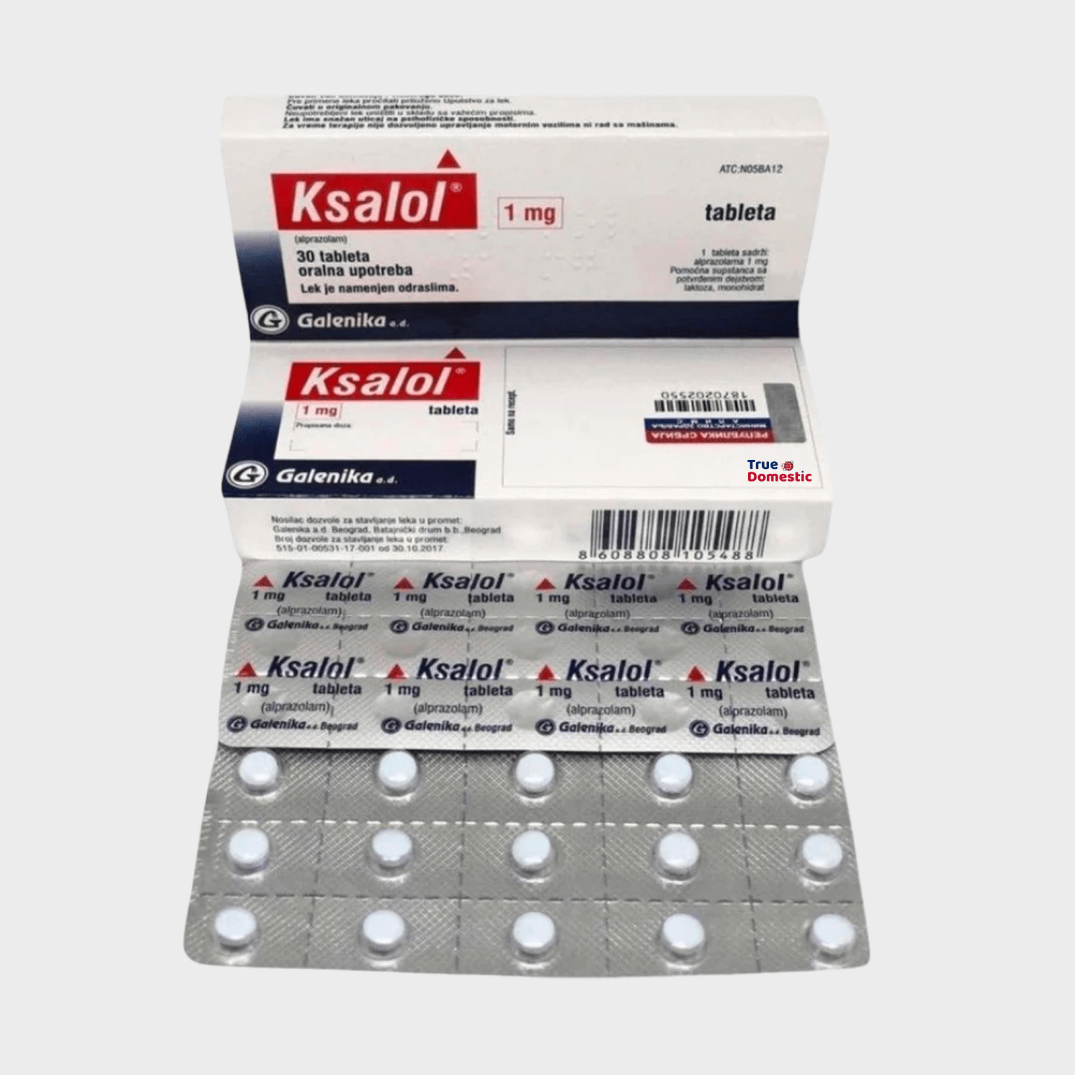 XANAX 1mg (Ksalol Brand)