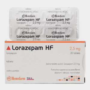 Lorazepam 2.5mg (Lora Brand)