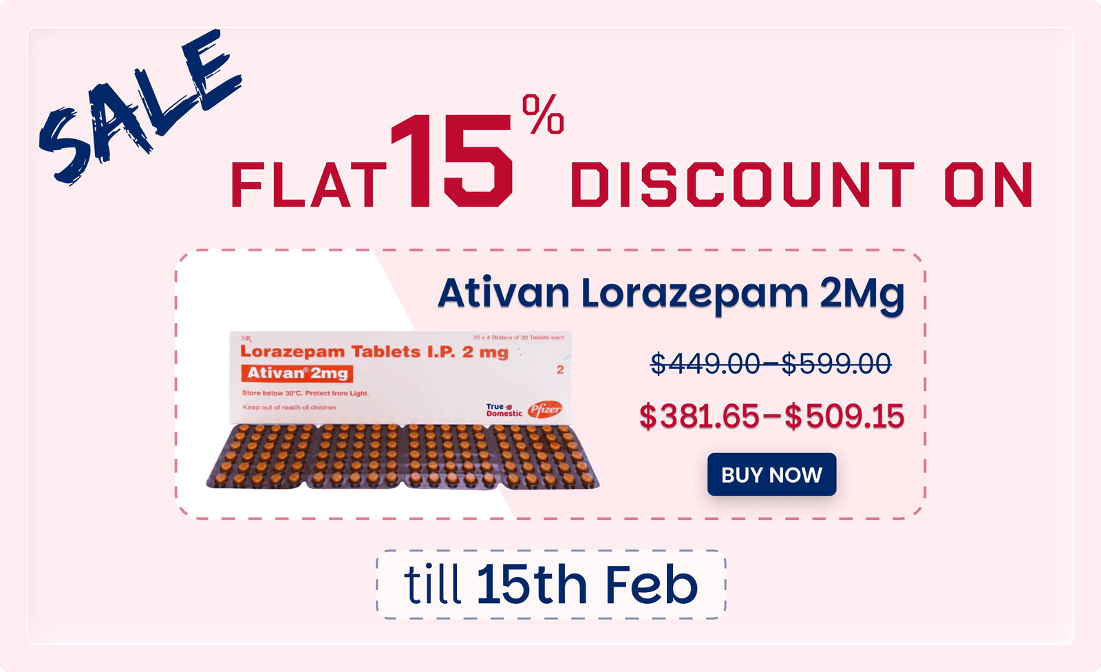 Ativan Lorazepam 2mg