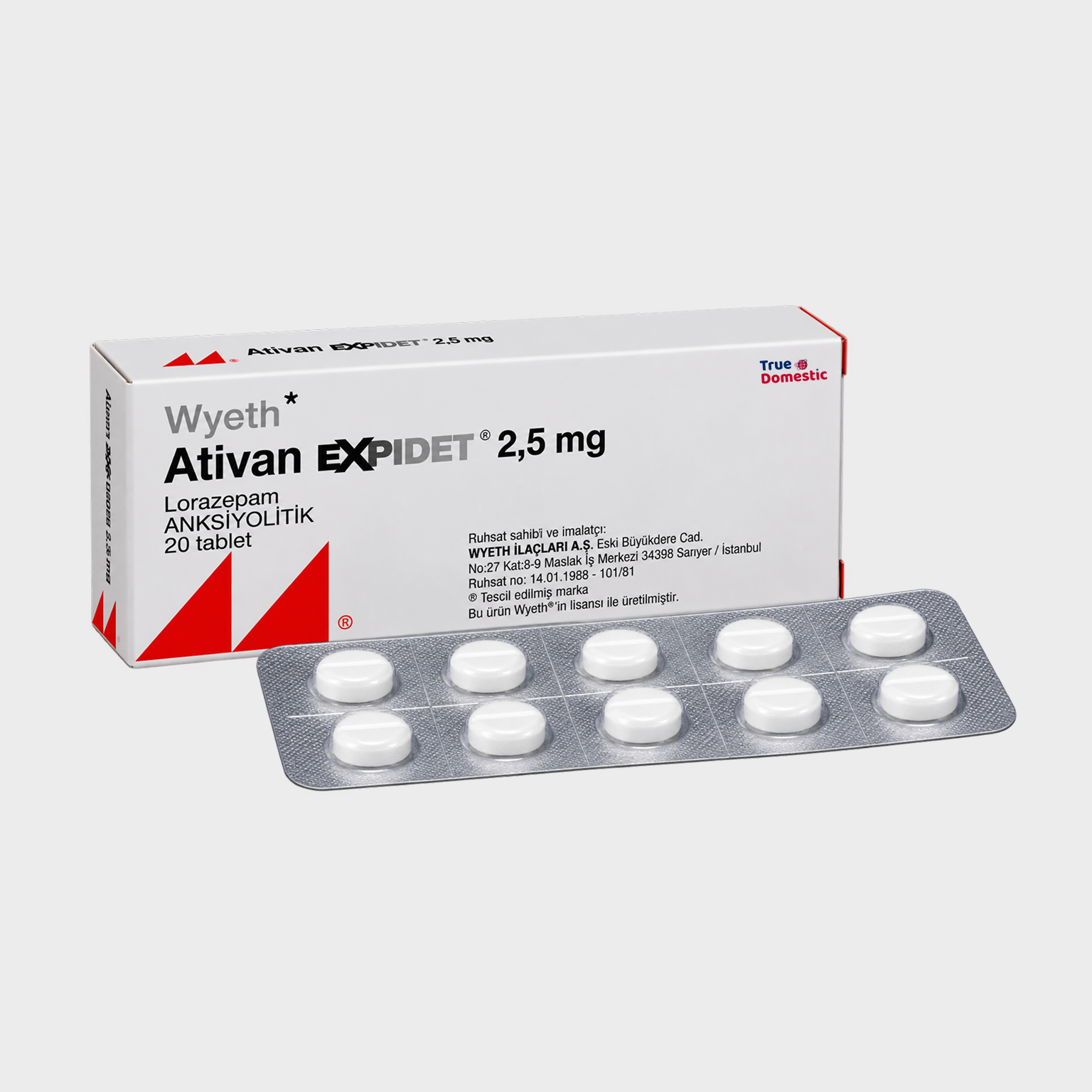 Ativan 2.5mg